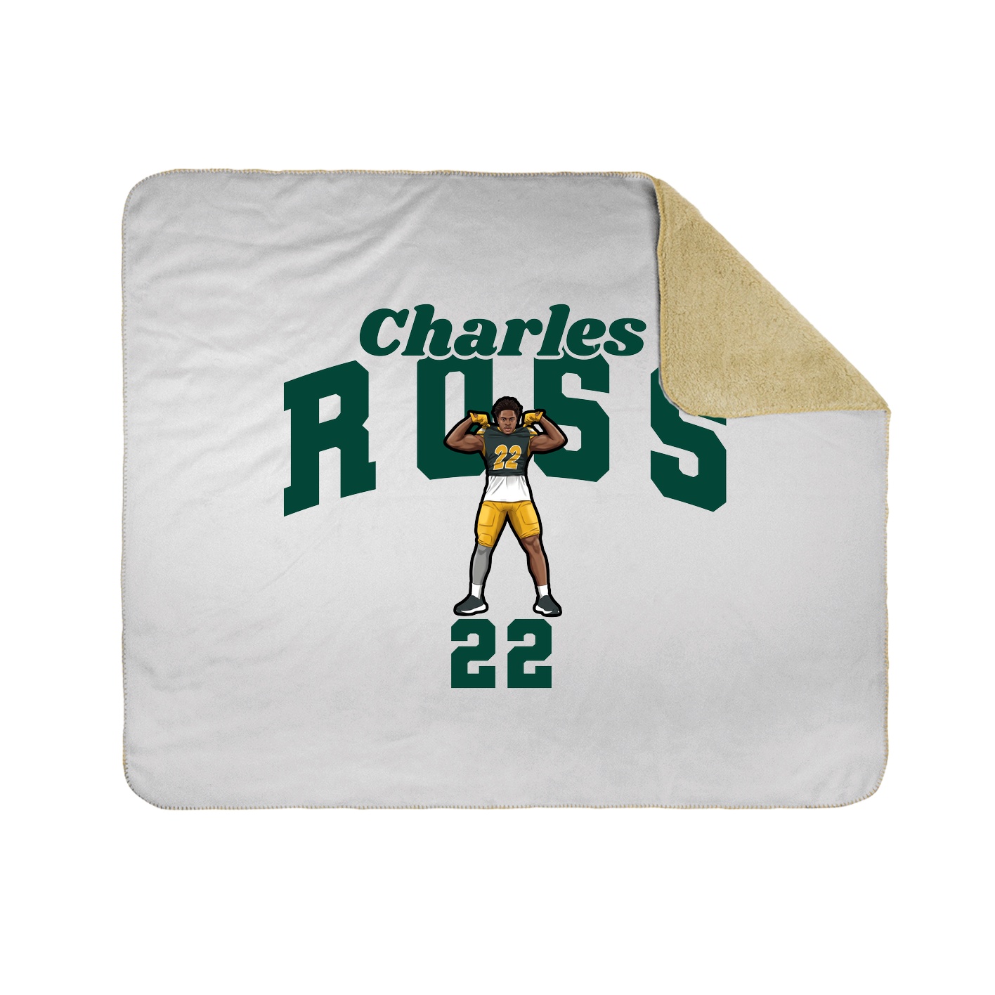 Throw Blanket — Signature Arch in White