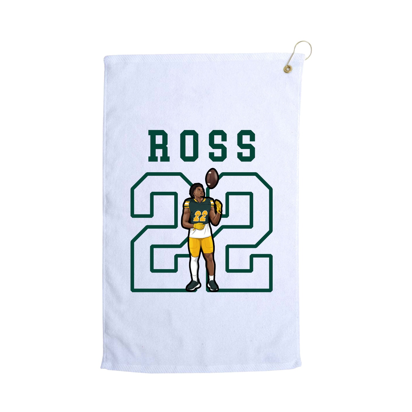 Golf Towel — Shirsey in White