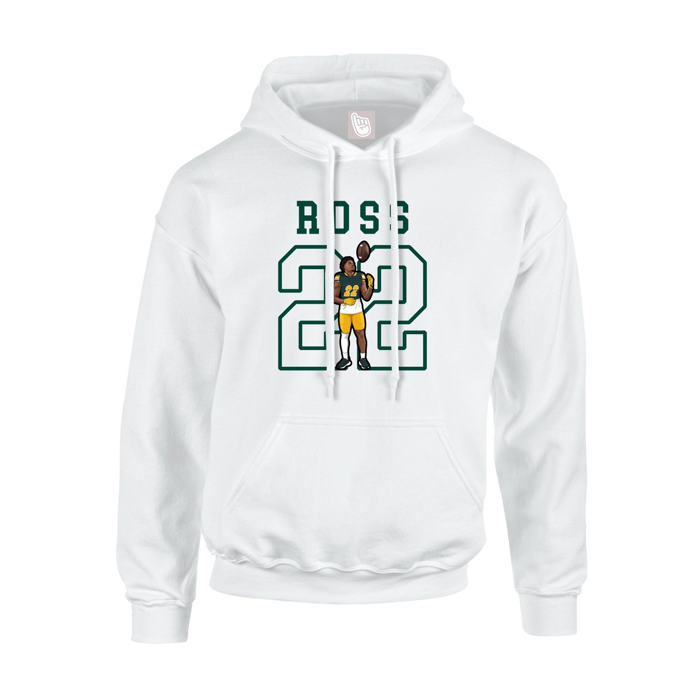 Hoodie — Shirsey in White