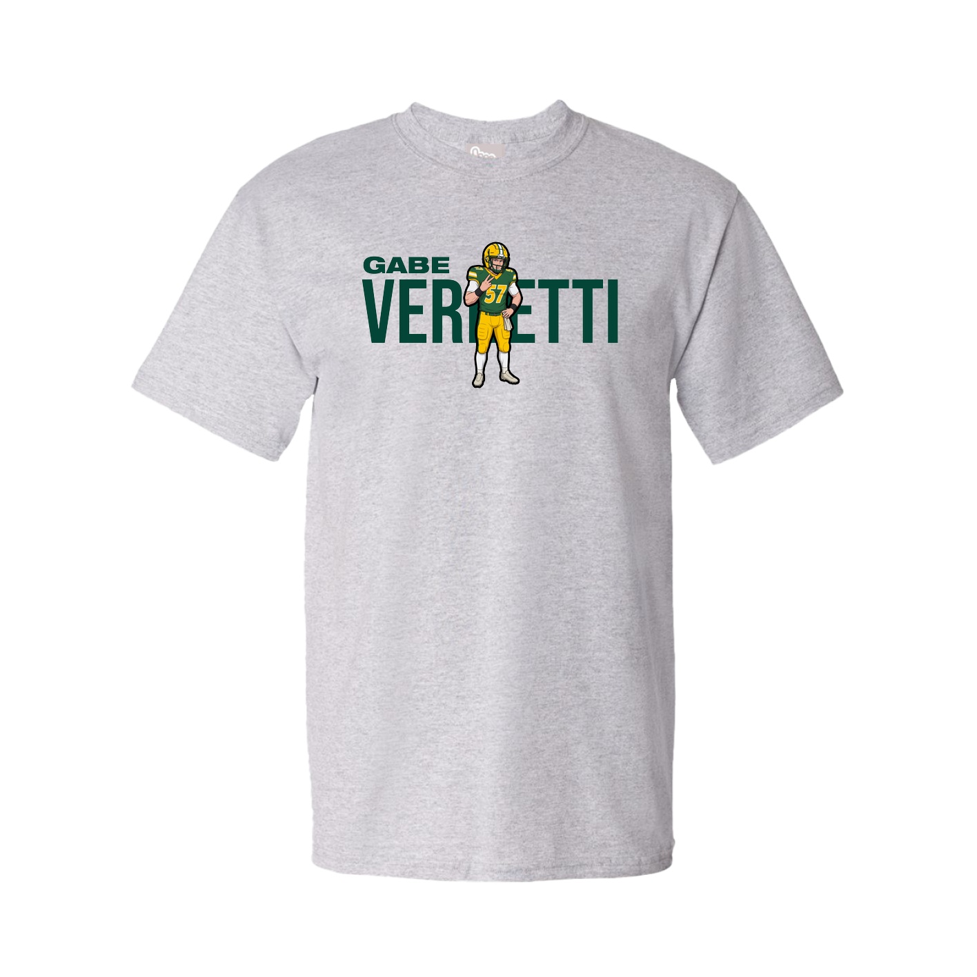 Youth Tee — Player Name in Grey