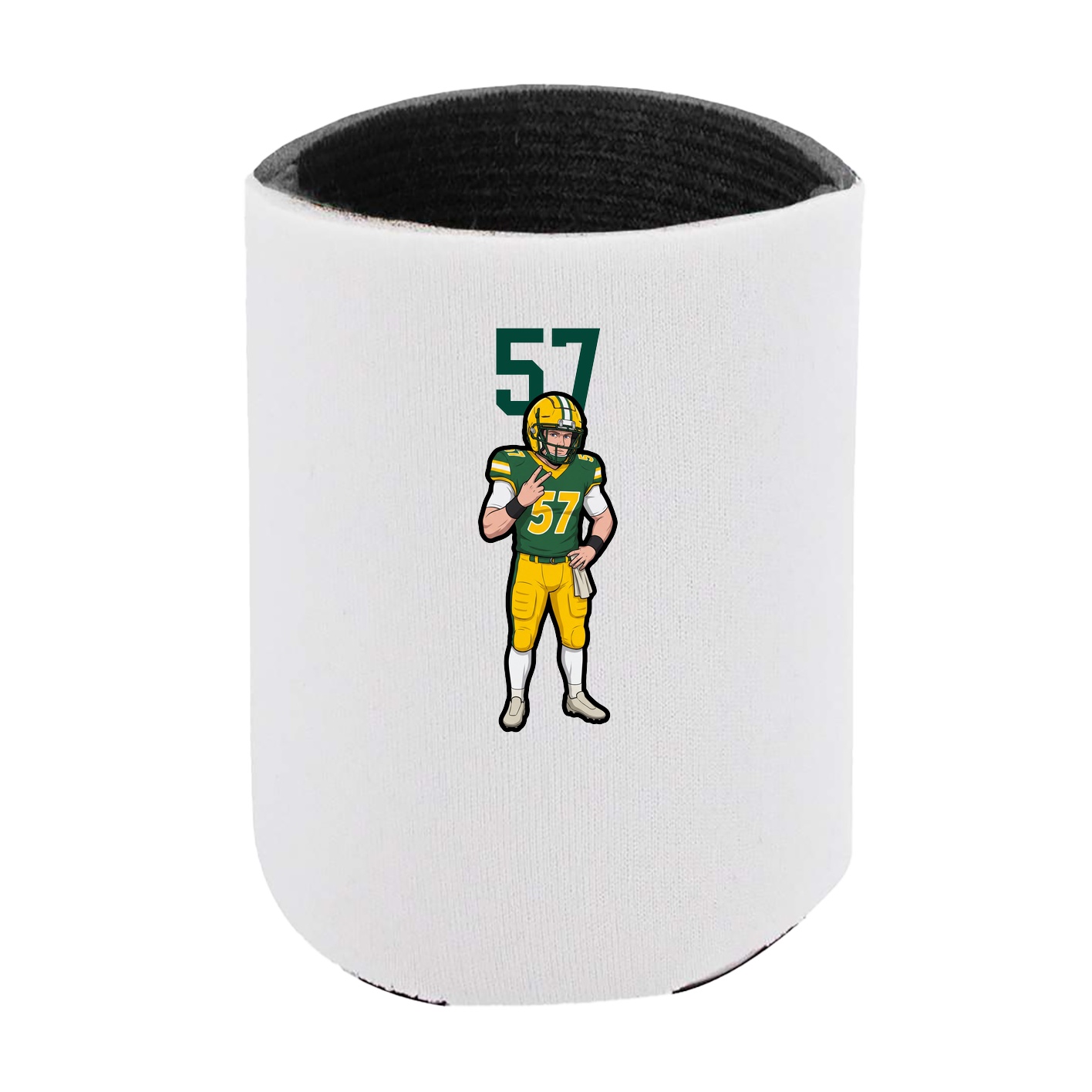 Can Holder — Number Top in White