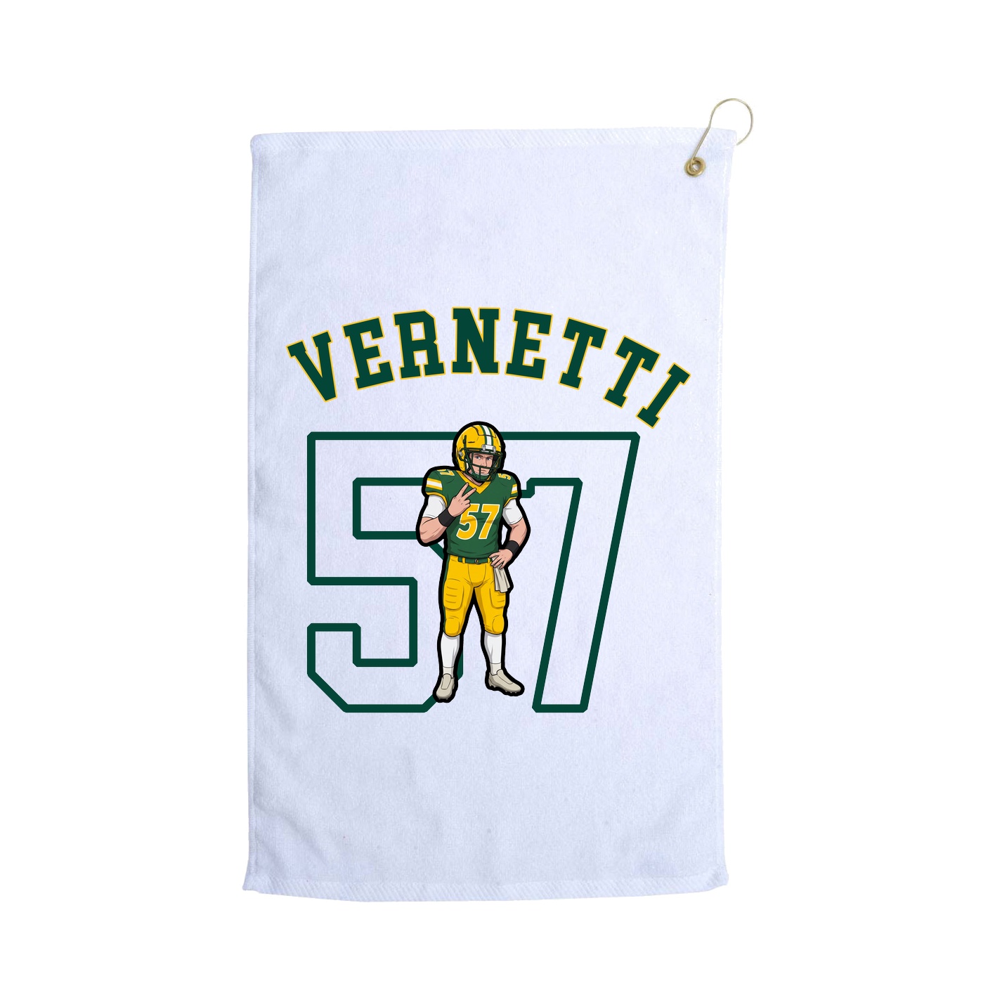 Golf Towel — Shirsey Arch in White