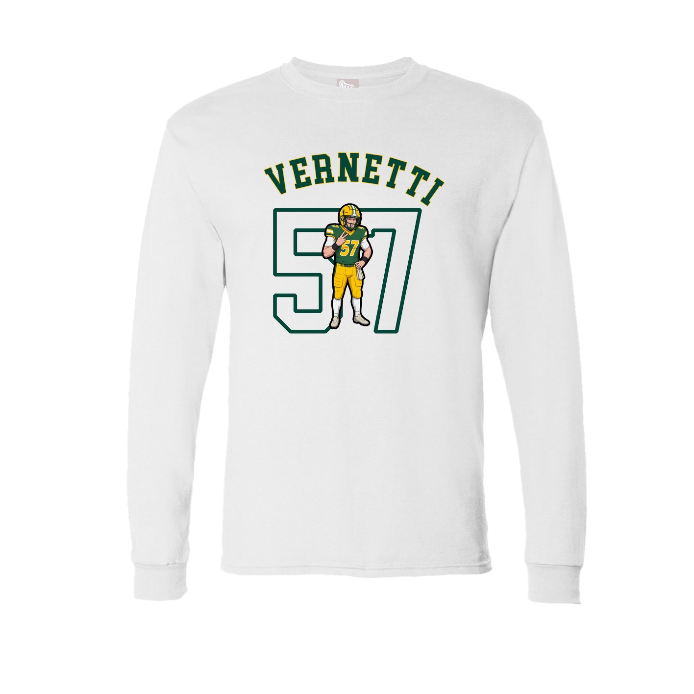 Long Sleeve Tee — Shirsey Arch in White