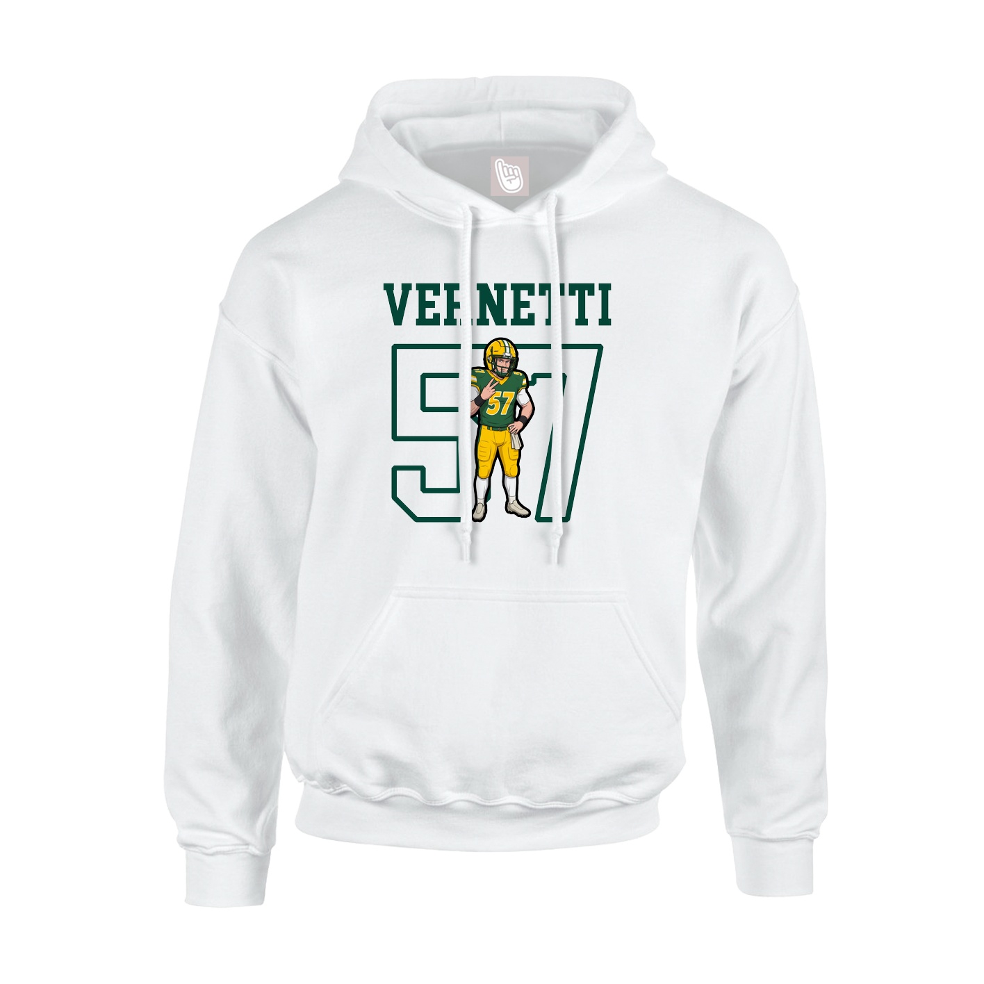 Youth Hoodie — Shirsey in White