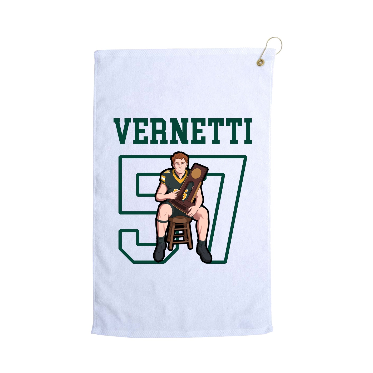 Golf Towel — Shirsey in White