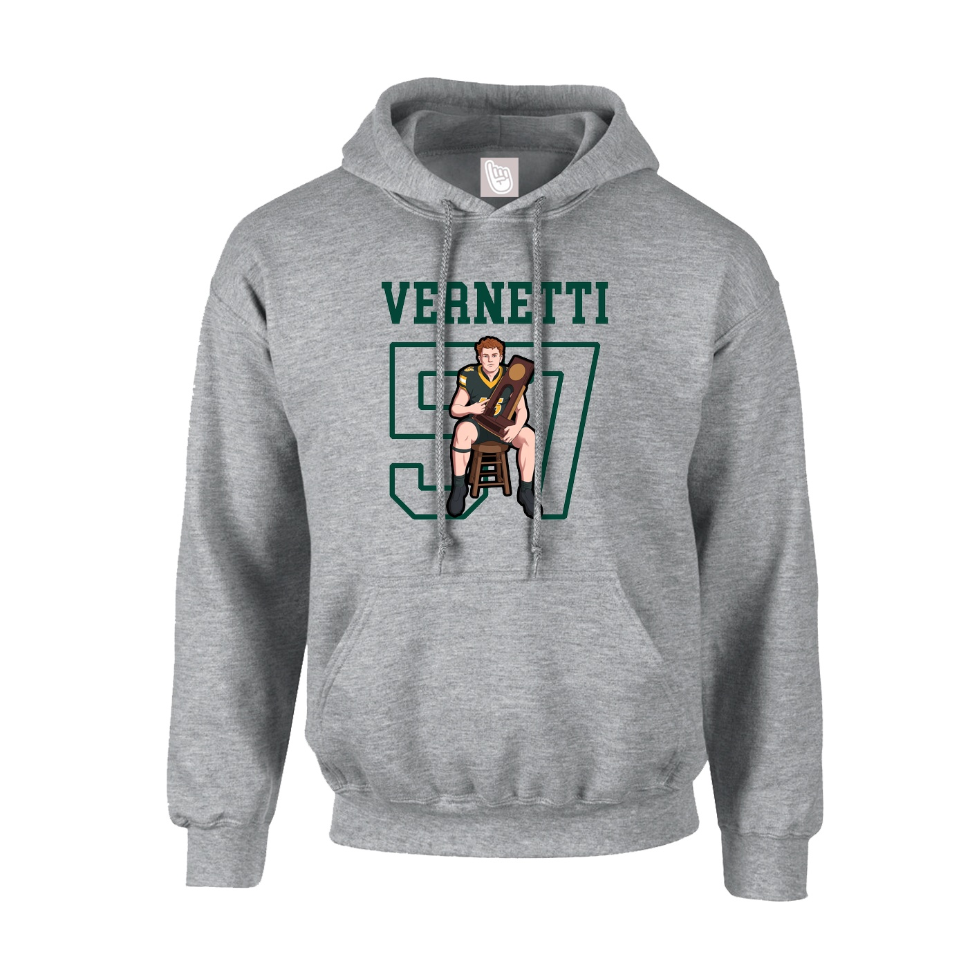 Hoodie — Shirsey in Grey