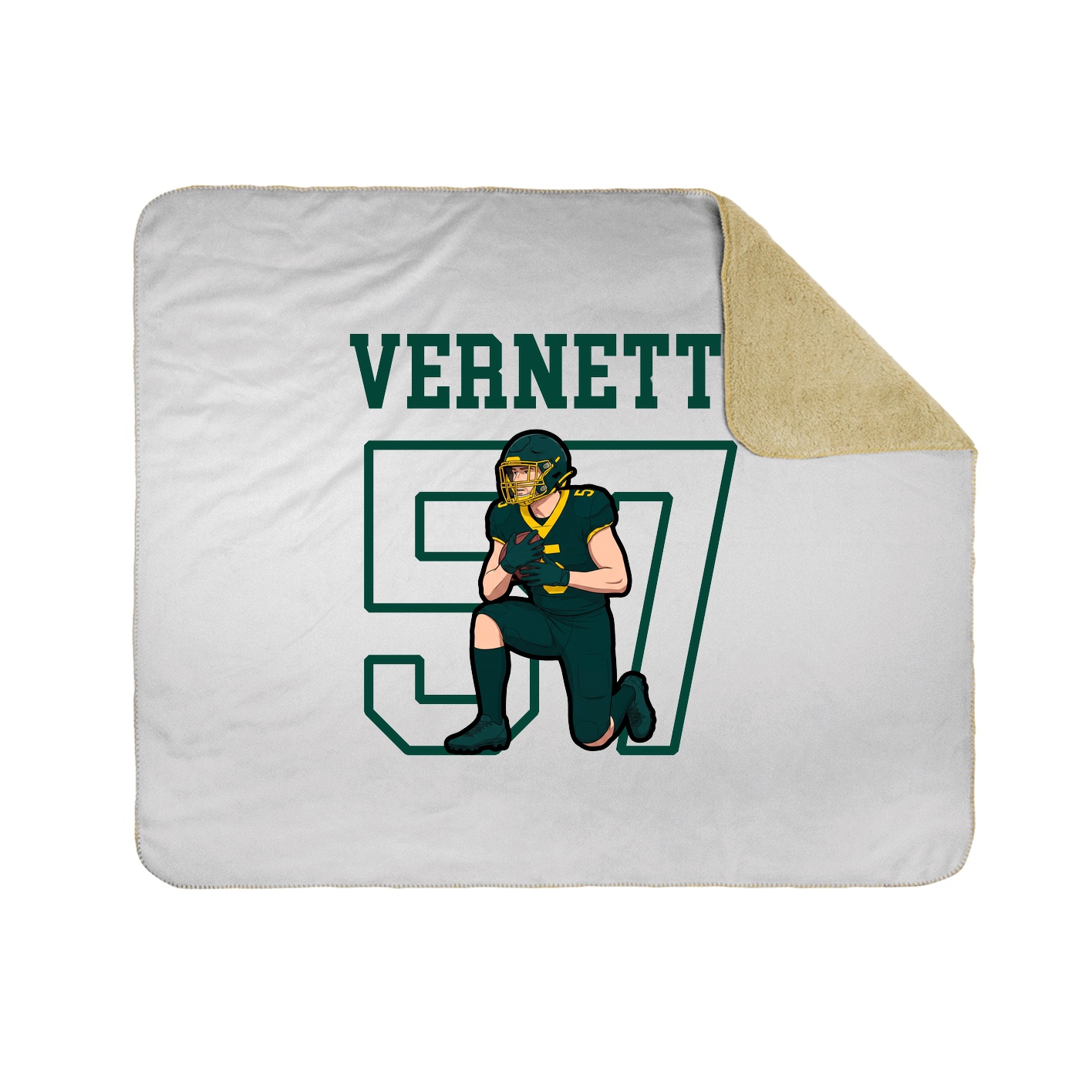 Throw Blanket — Shirsey in White