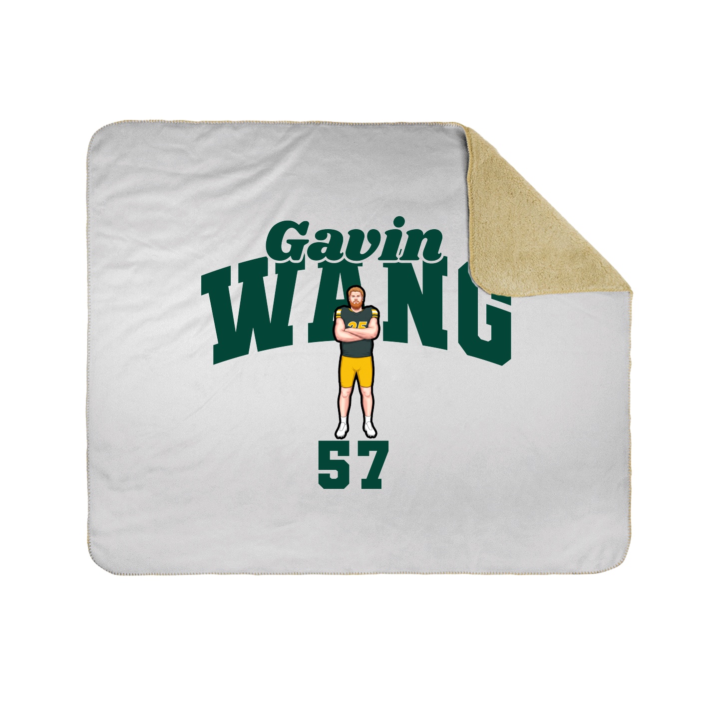 Throw Blanket — Signature Arch in White