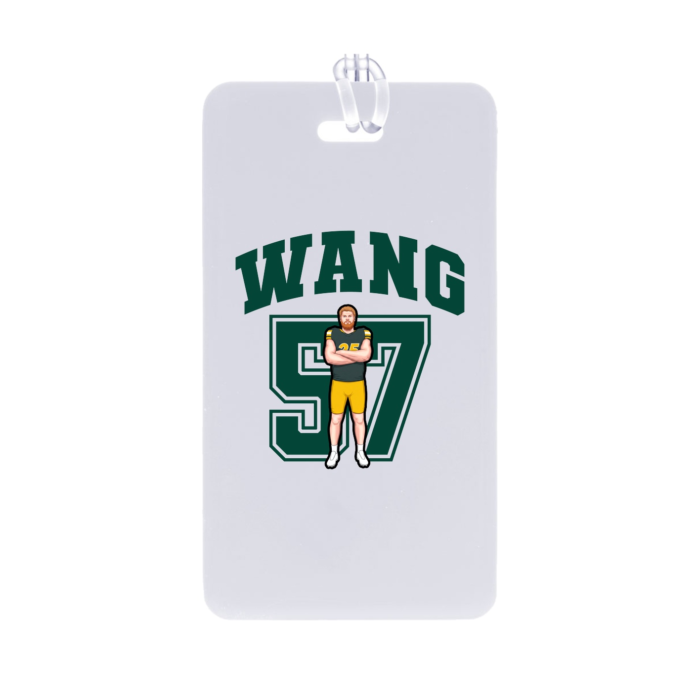 Bag Tag — Number in Classic