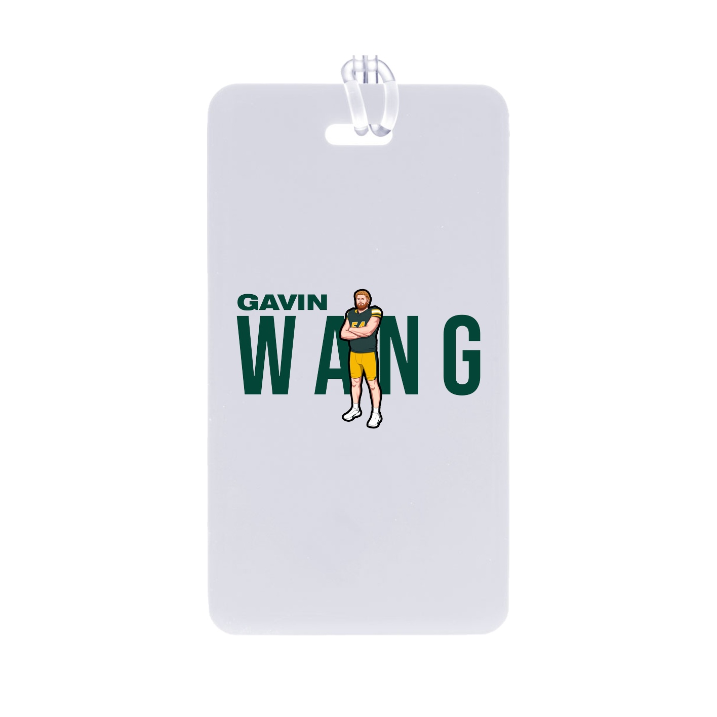 Bag Tag — Player Name in Classic
