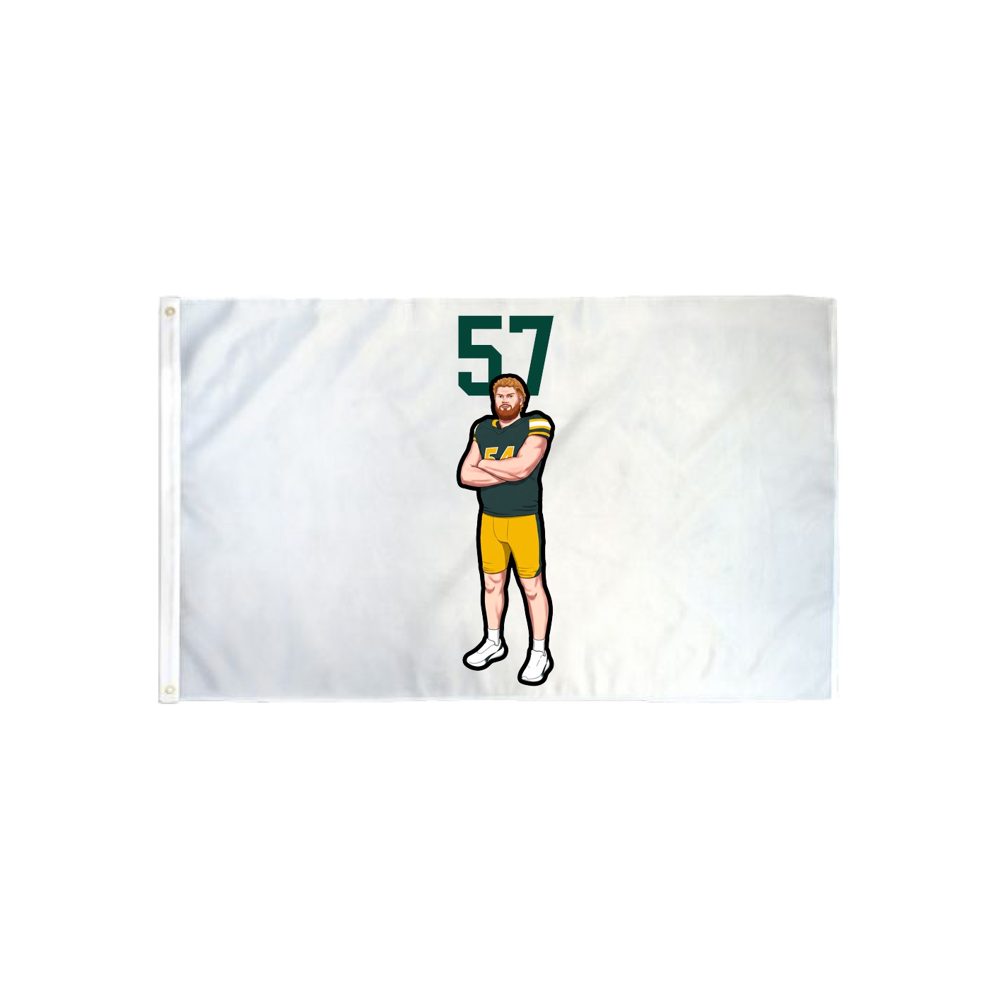 3x5 Flag — Number Top in Classic