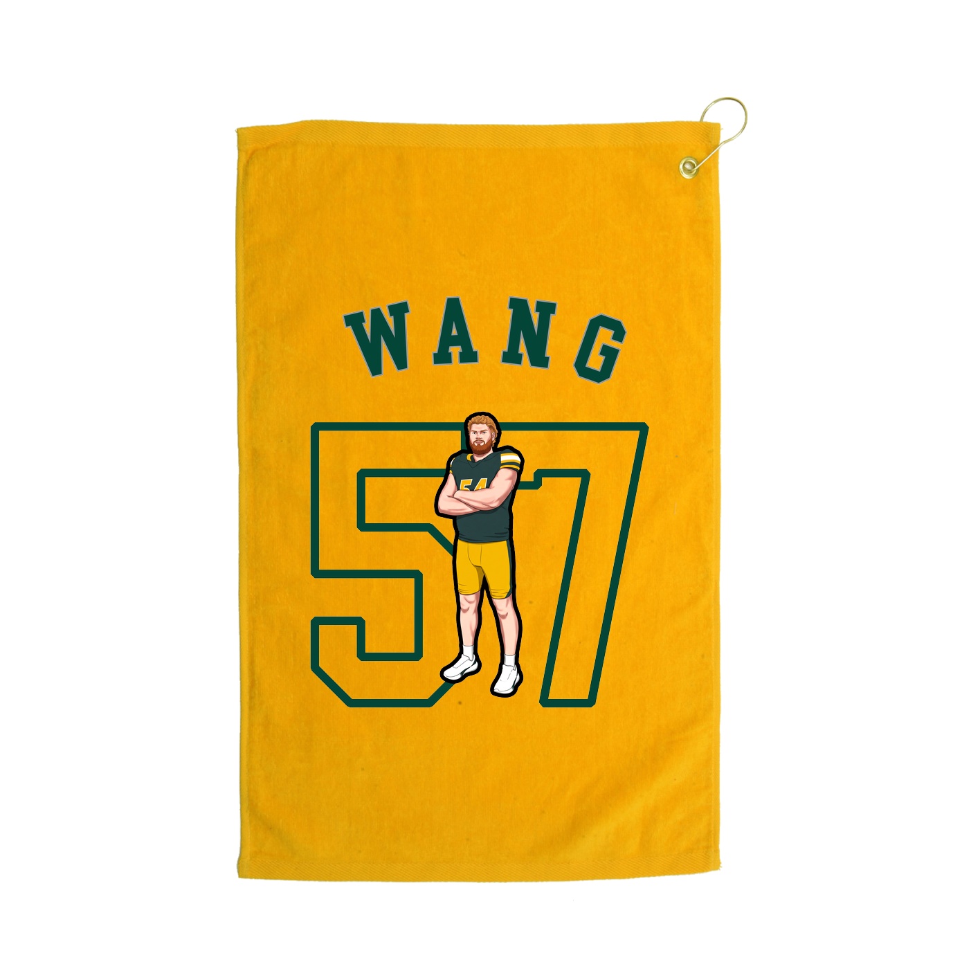 Golf Towel — Shirsey Arch in Gold