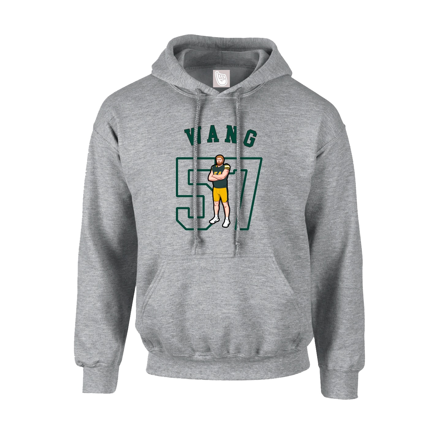 Youth Hoodie — Shirsey Arch in Grey