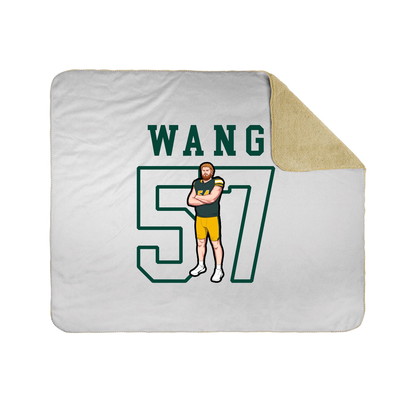 Throw Blanket — Shirsey in White