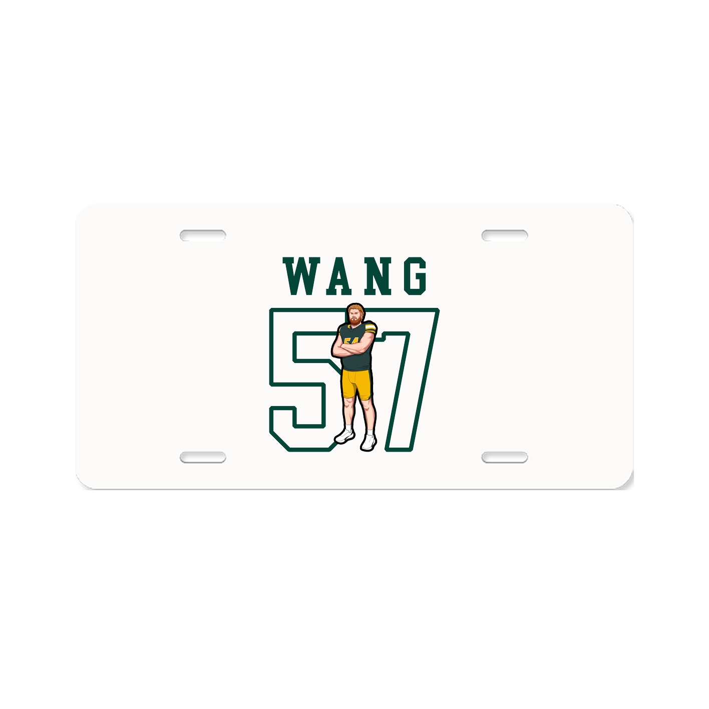 License Plate — Shirsey in Classic