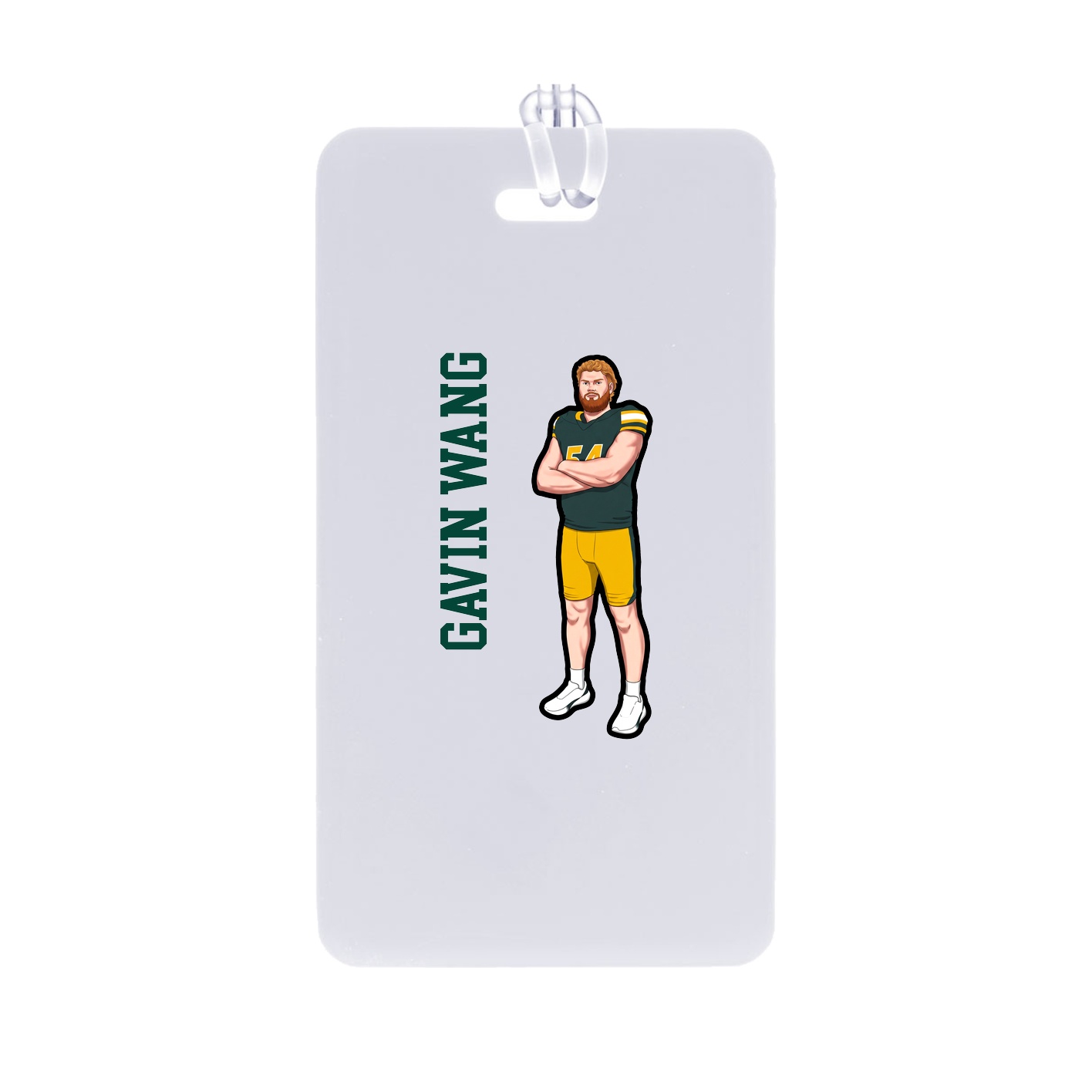 Bag Tag — Name Vertical in Classic