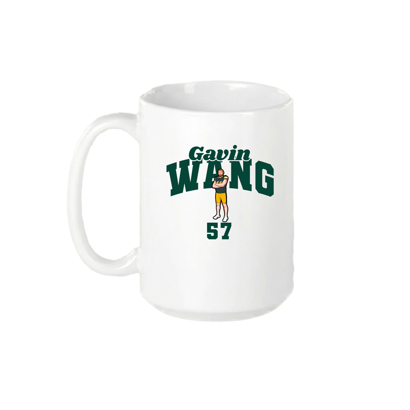 15oz Coffee Mug — Signature Arch in White