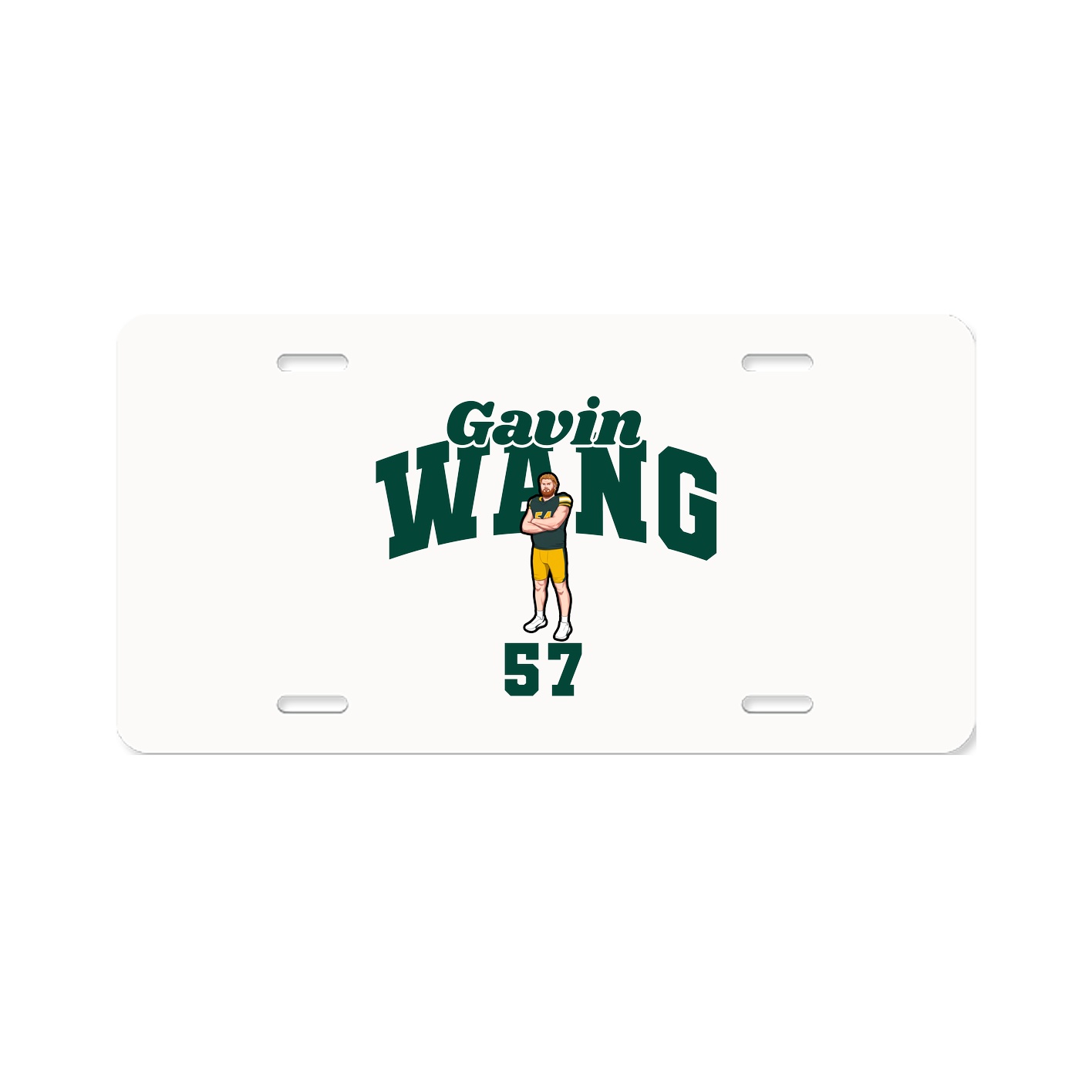 License Plate — Signature Arch in Classic