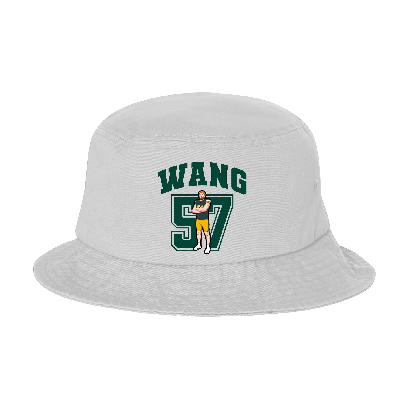 Bucket Cap — Number in White