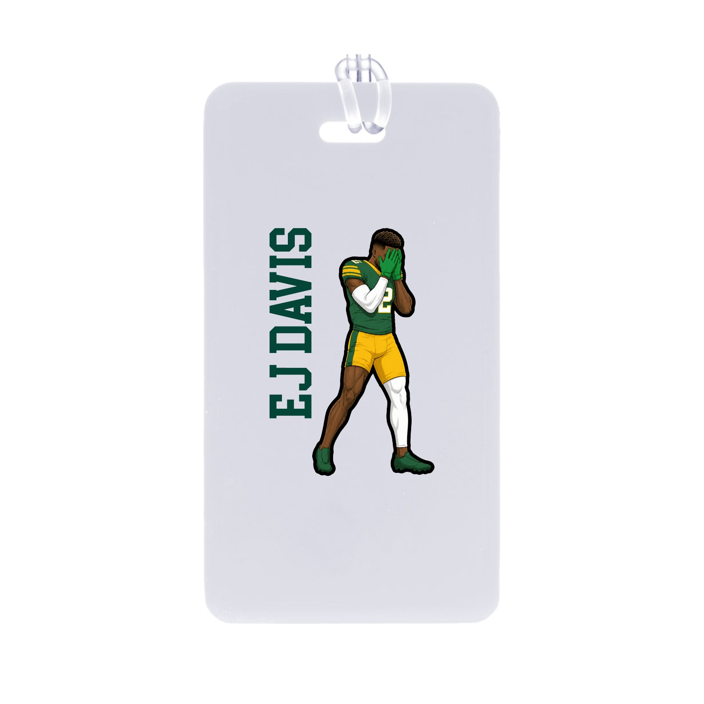 Bag Tag — Name Vertical in Classic