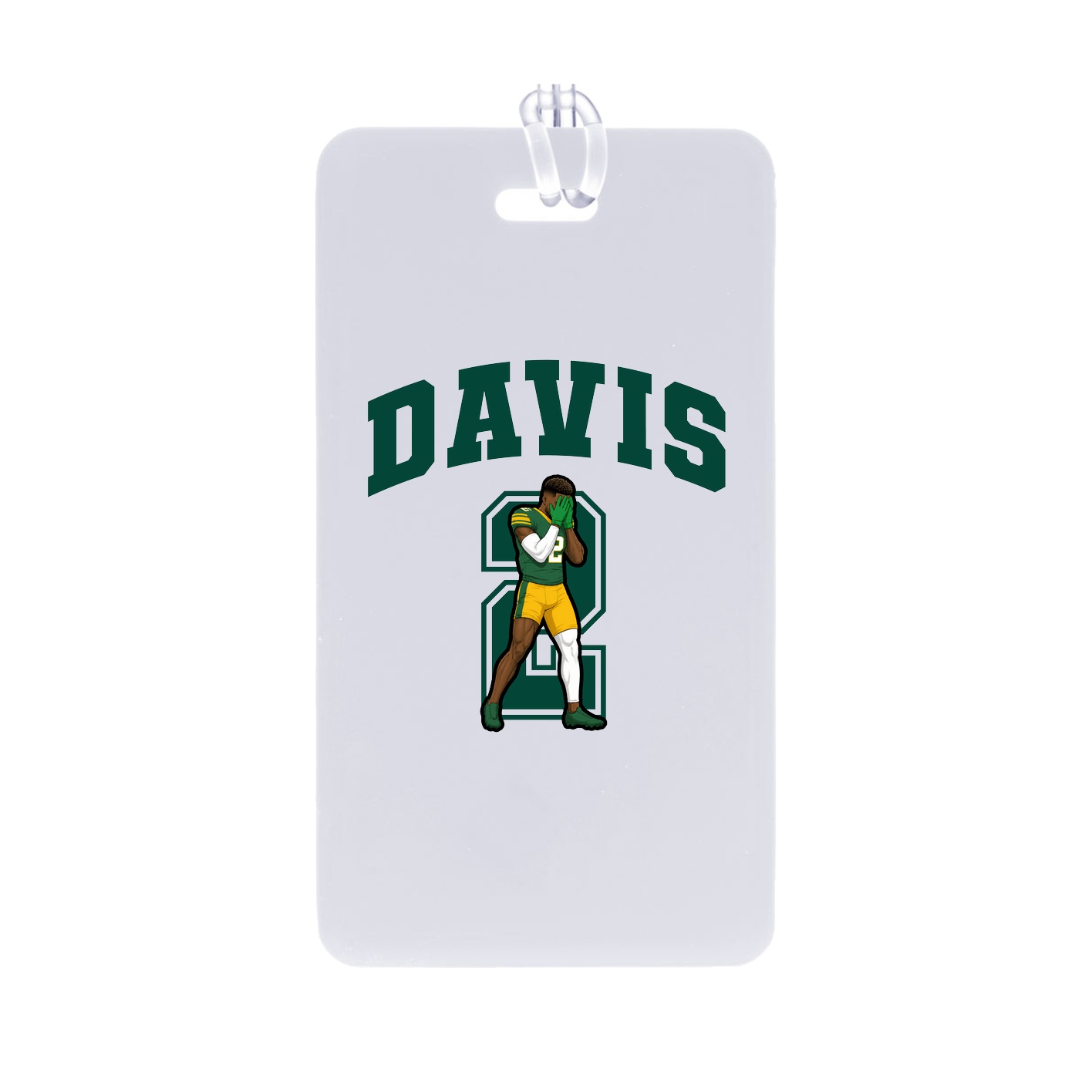 Bag Tag — Number in Classic