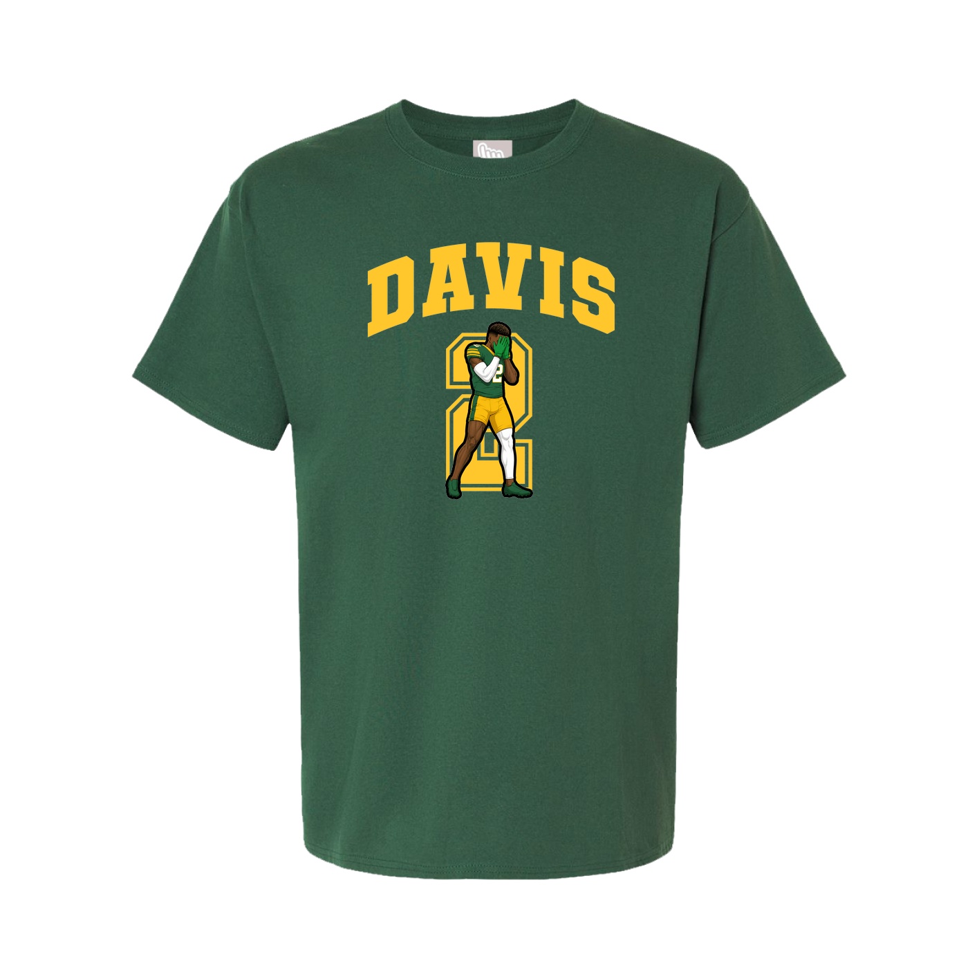 Youth Tee — Number in Green