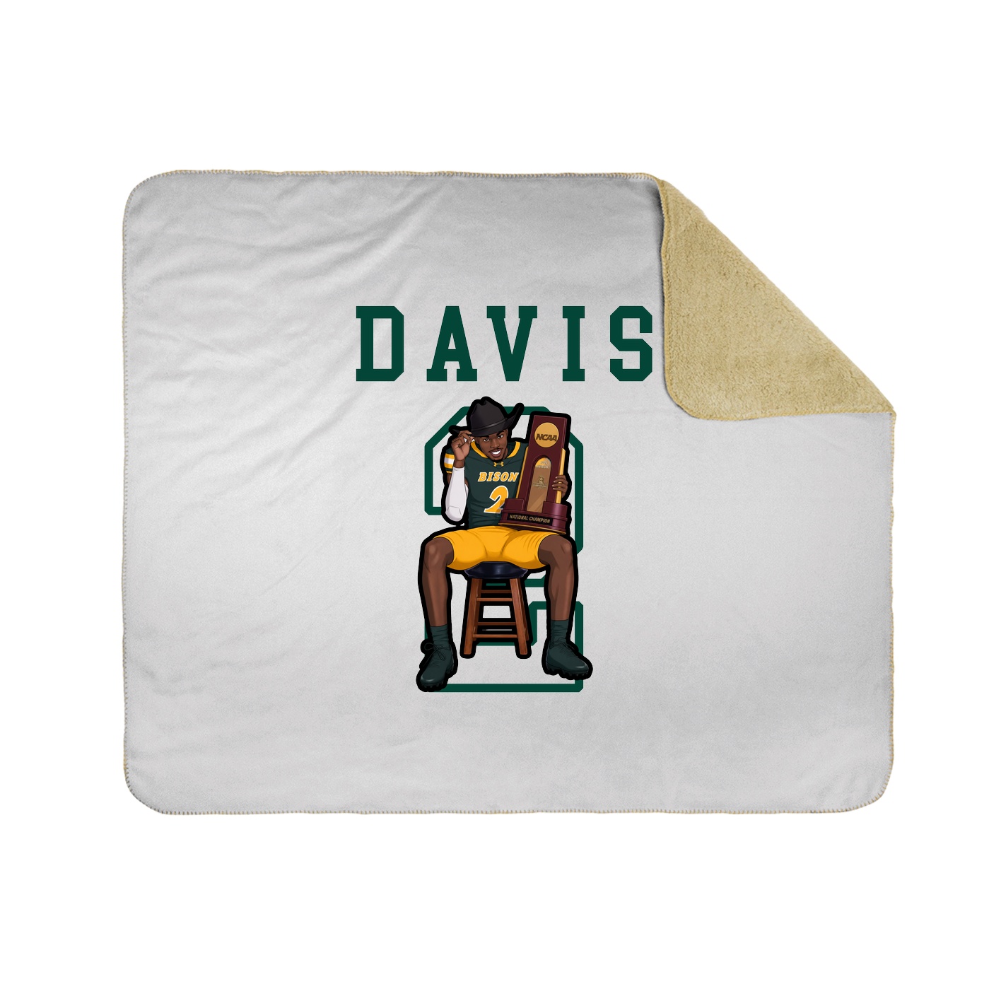 Throw Blanket — Shirsey in White