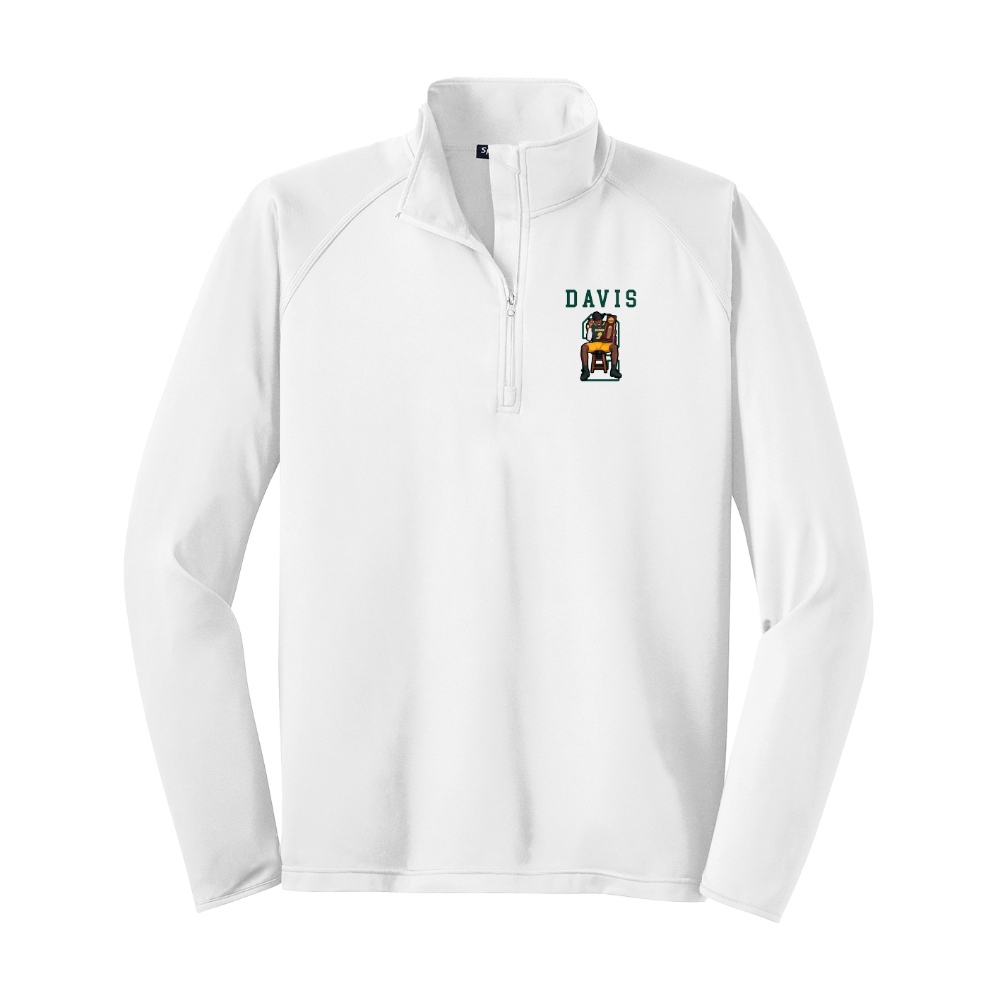 Q-Zip Pullover — Shirsey in White