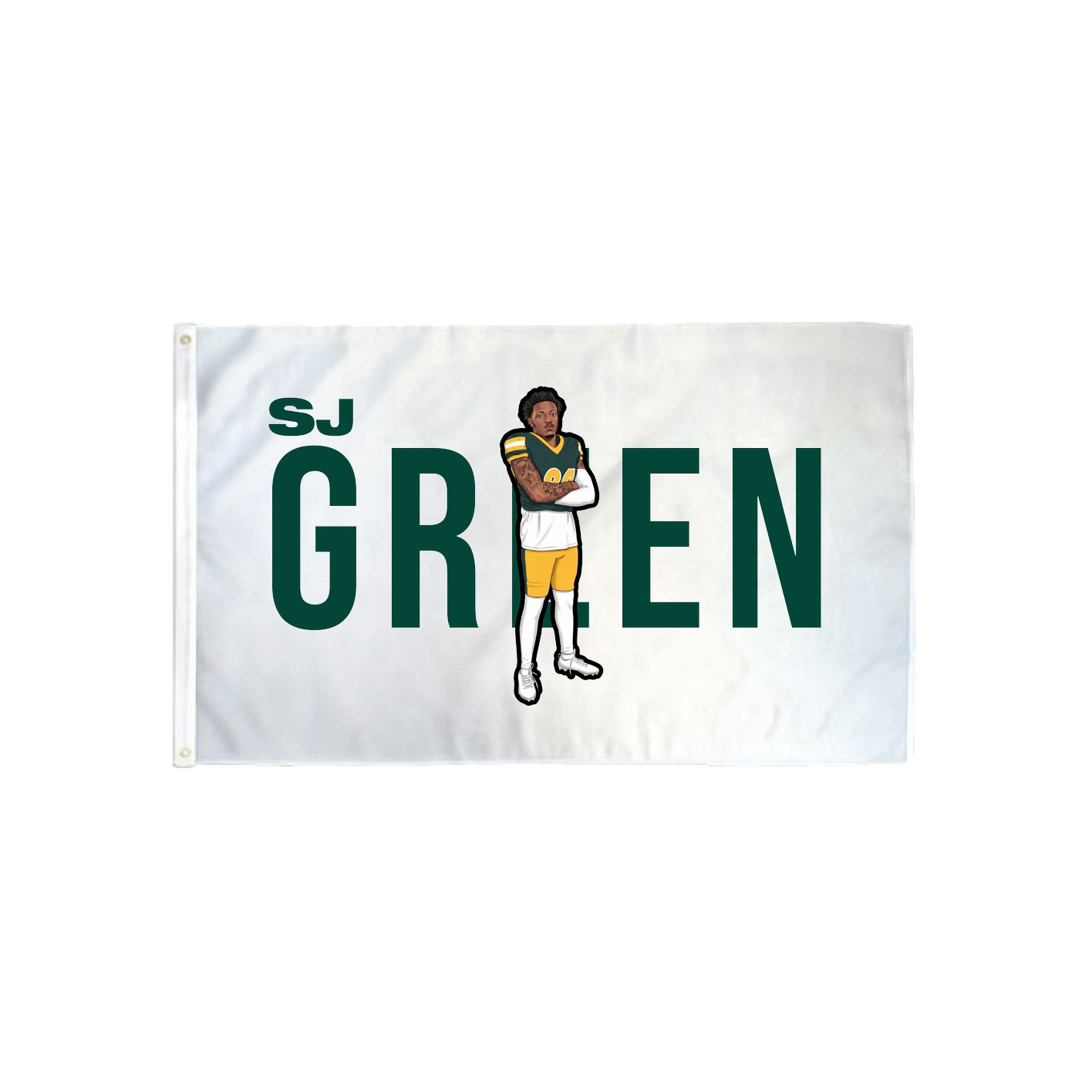 3x5 Flag — Player Name in Classic
