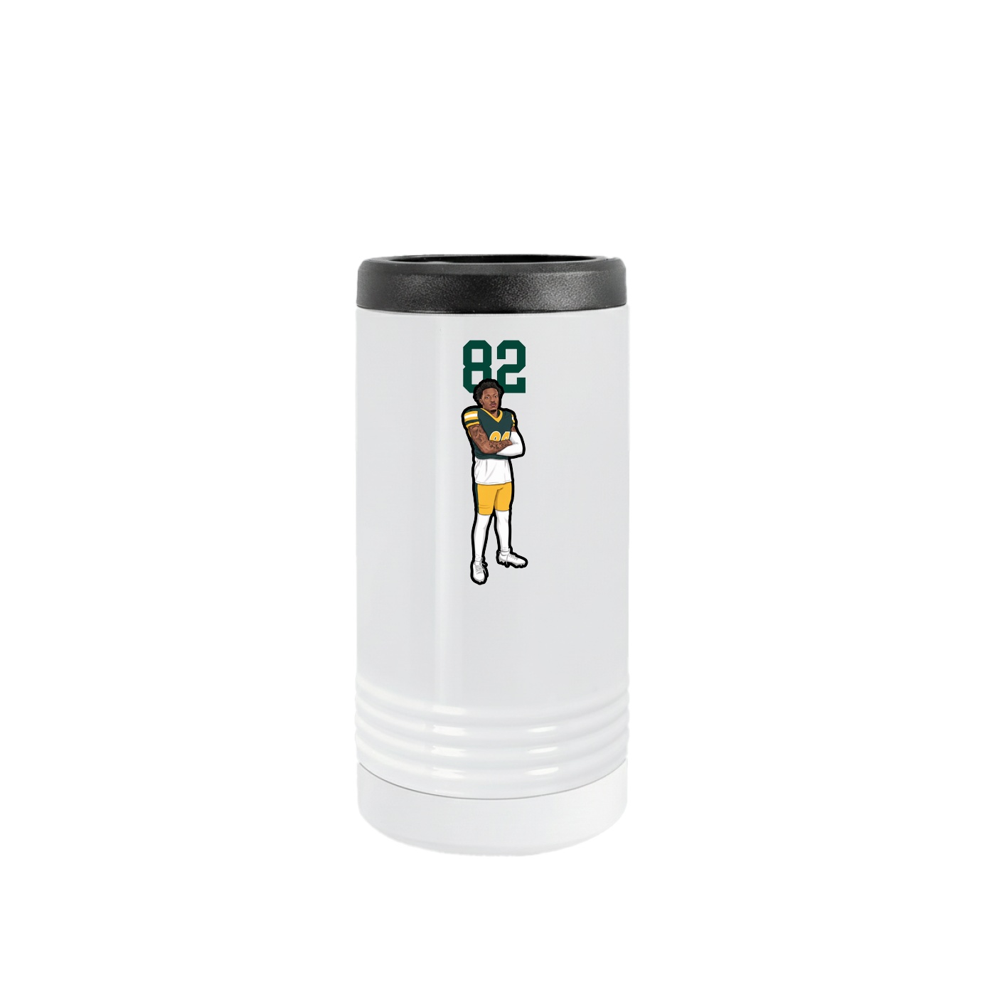 Slim Beverage Holder — Number Top in White