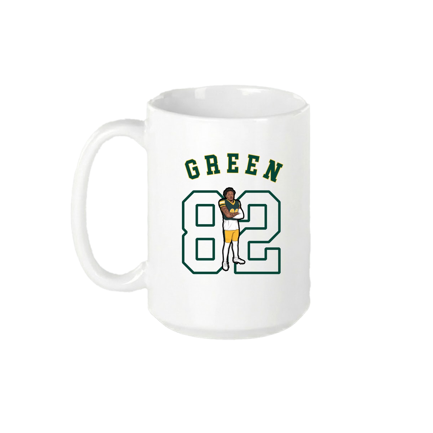 15oz Coffee Mug — Shirsey Arch in White