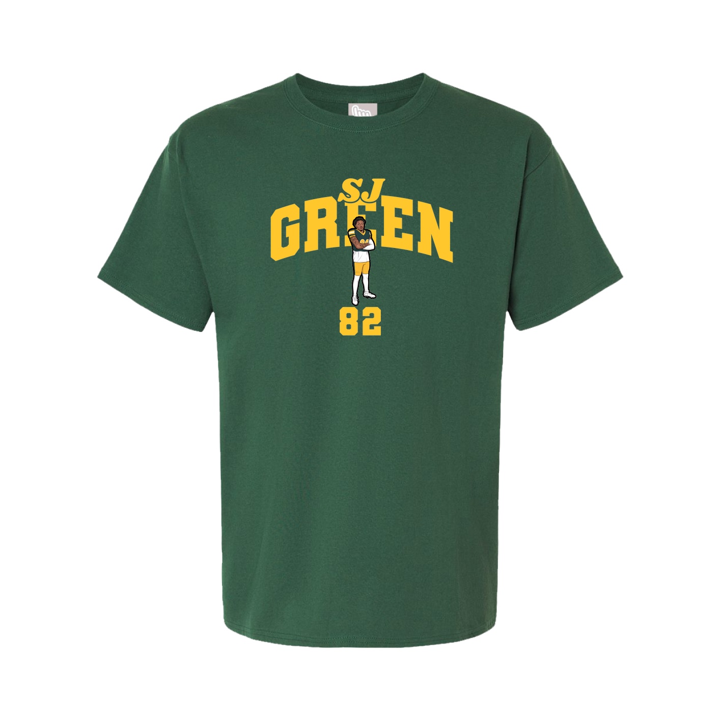 Youth Tee — Signature Arch in Green