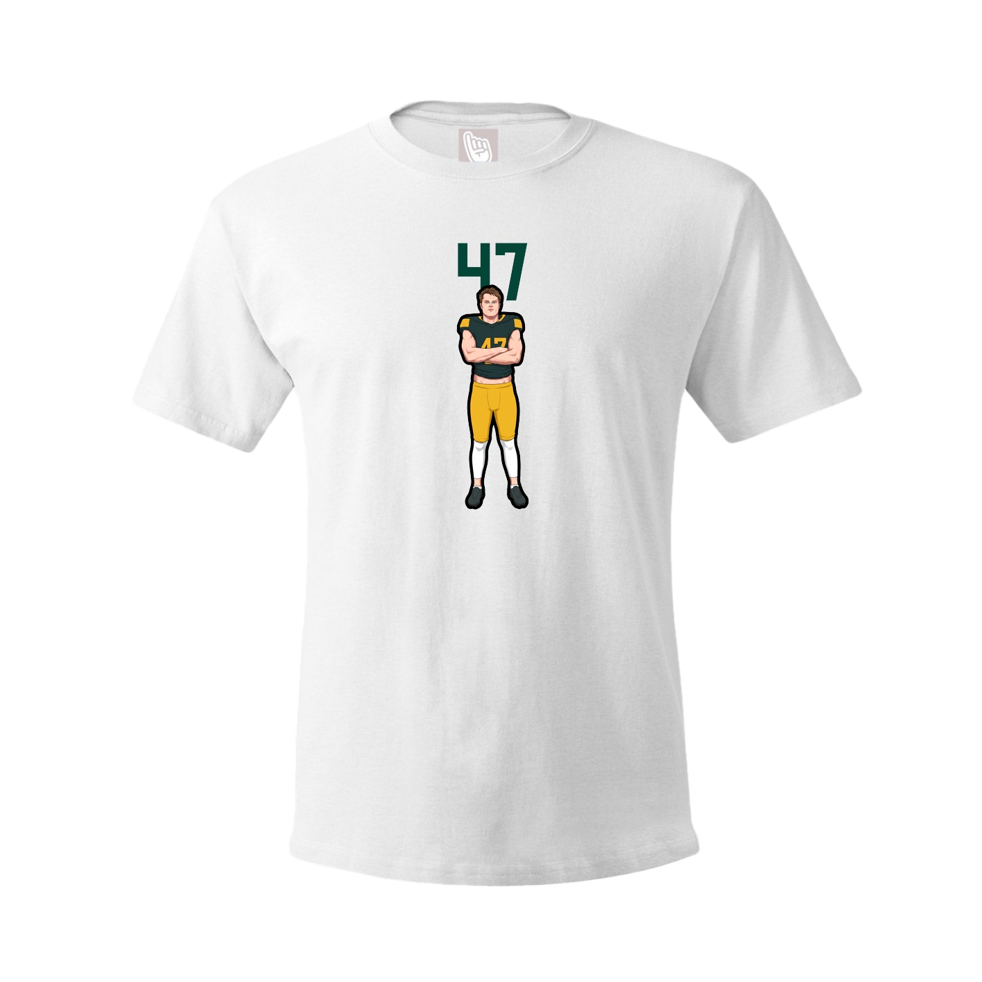 Tee — Number Top in White