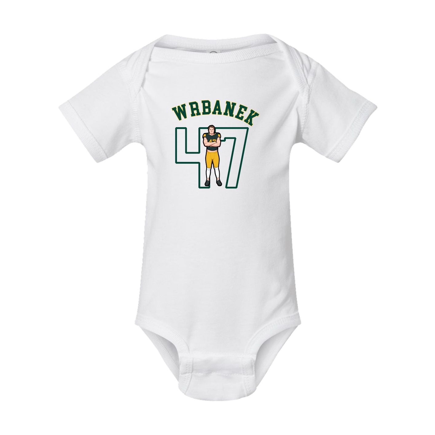 Baby Onesie — Shirsey Arch in White