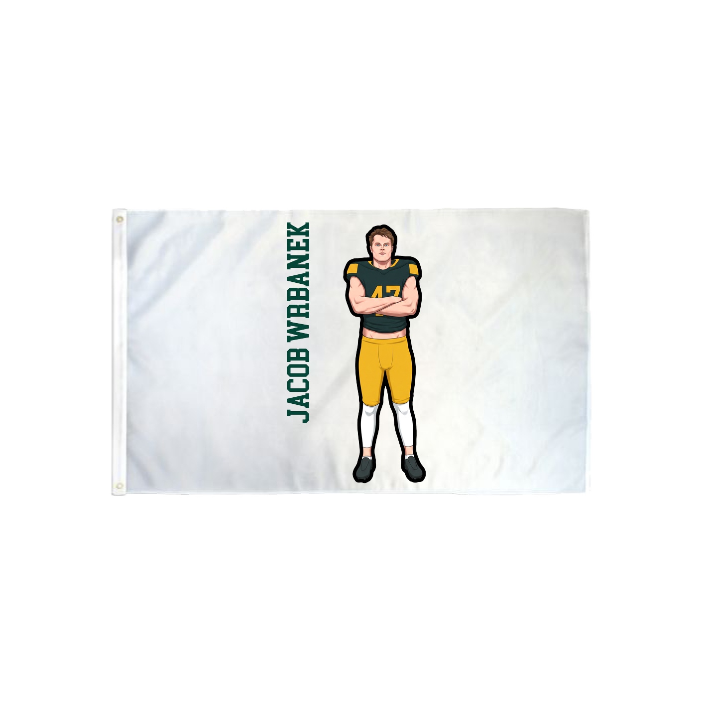 3x5 Flag — Name Vertical in Classic