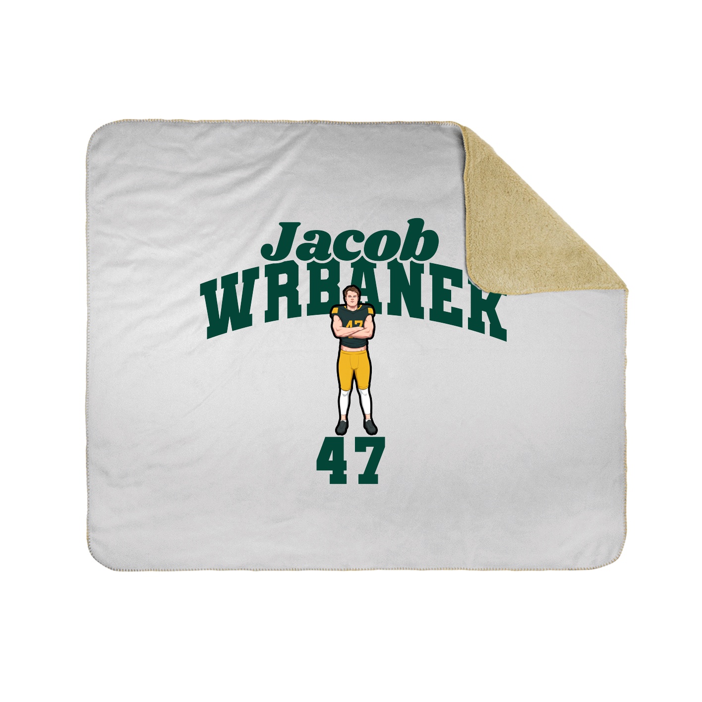 Throw Blanket — Signature Arch in White