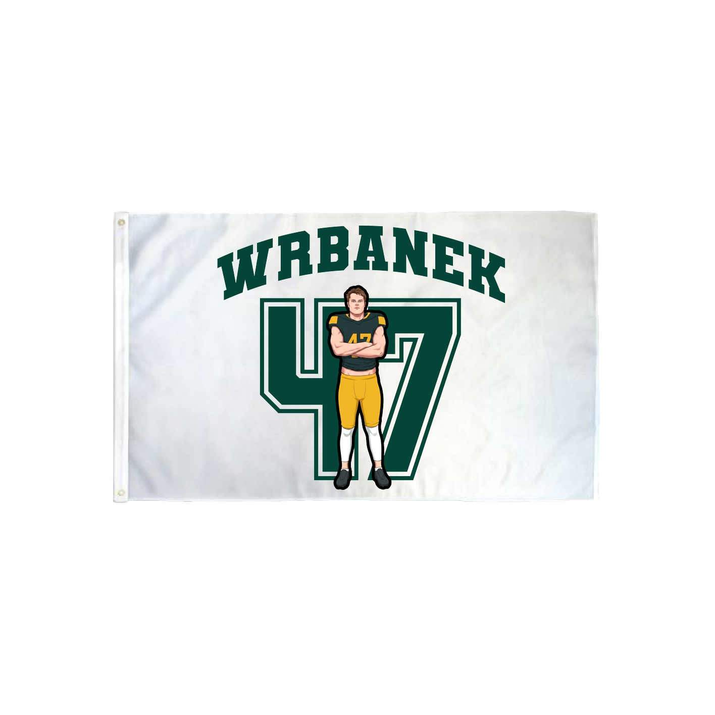 3x5 Flag — Number in Classic