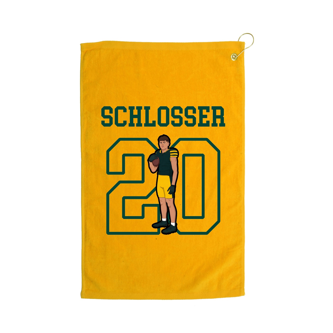 Golf Towel — Shirsey in Gold