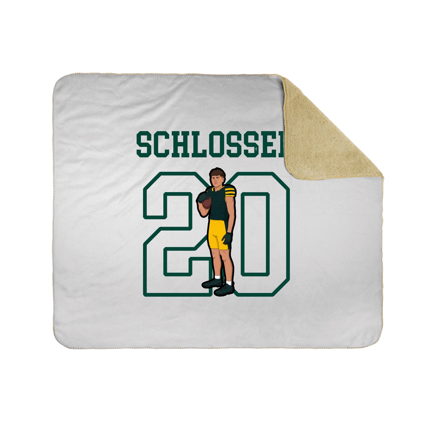 Throw Blanket — Shirsey in White