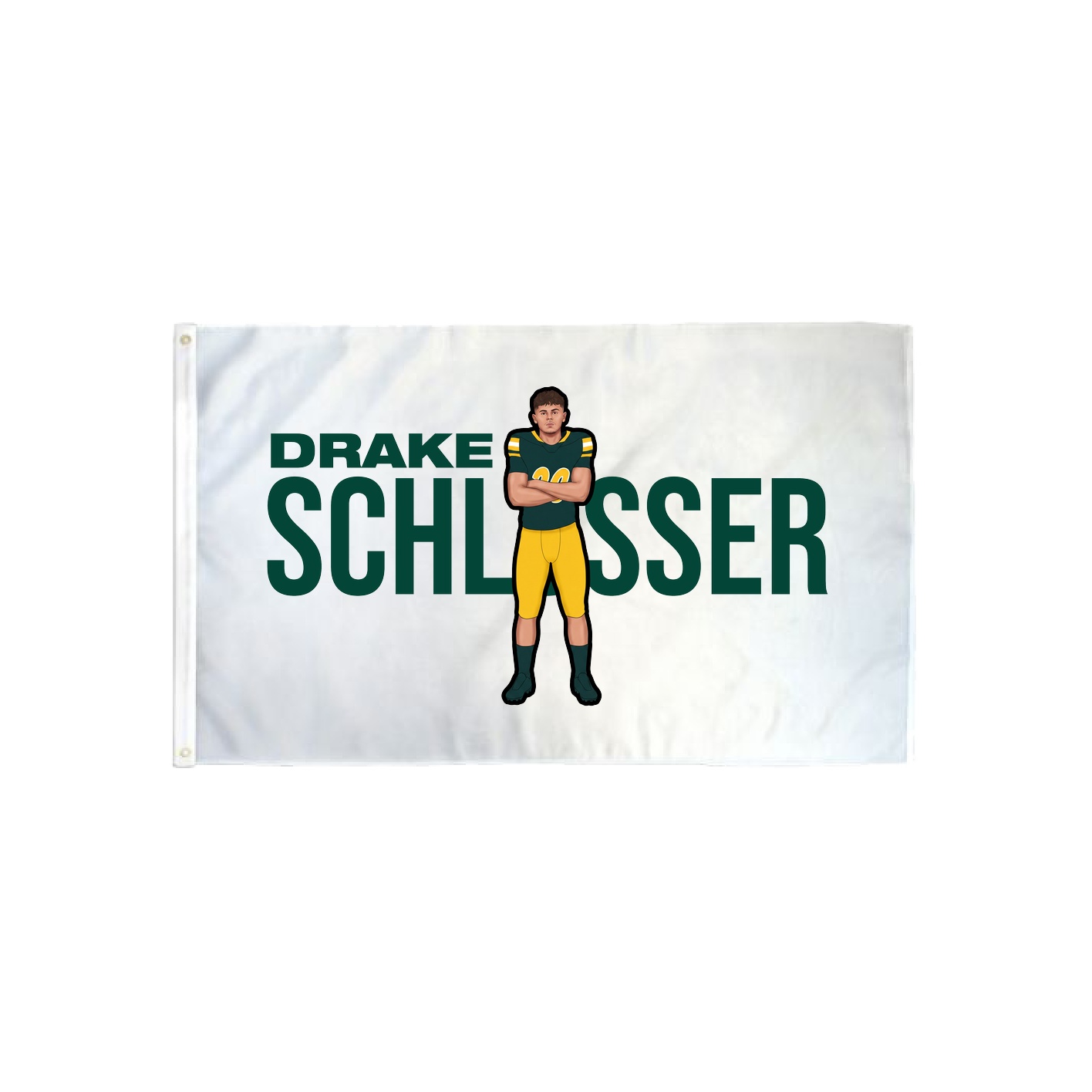 3x5 Flag — Player Name in Classic