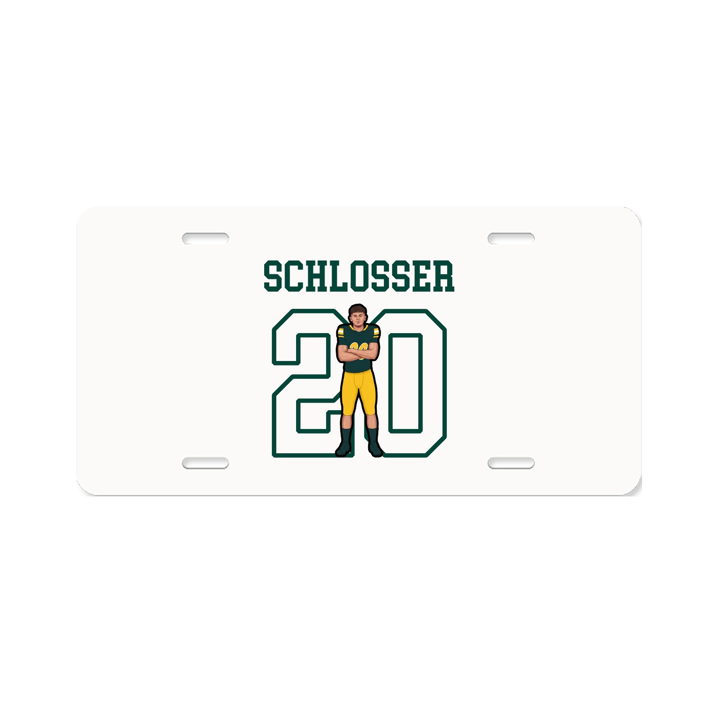 License Plate — Shirsey in Classic