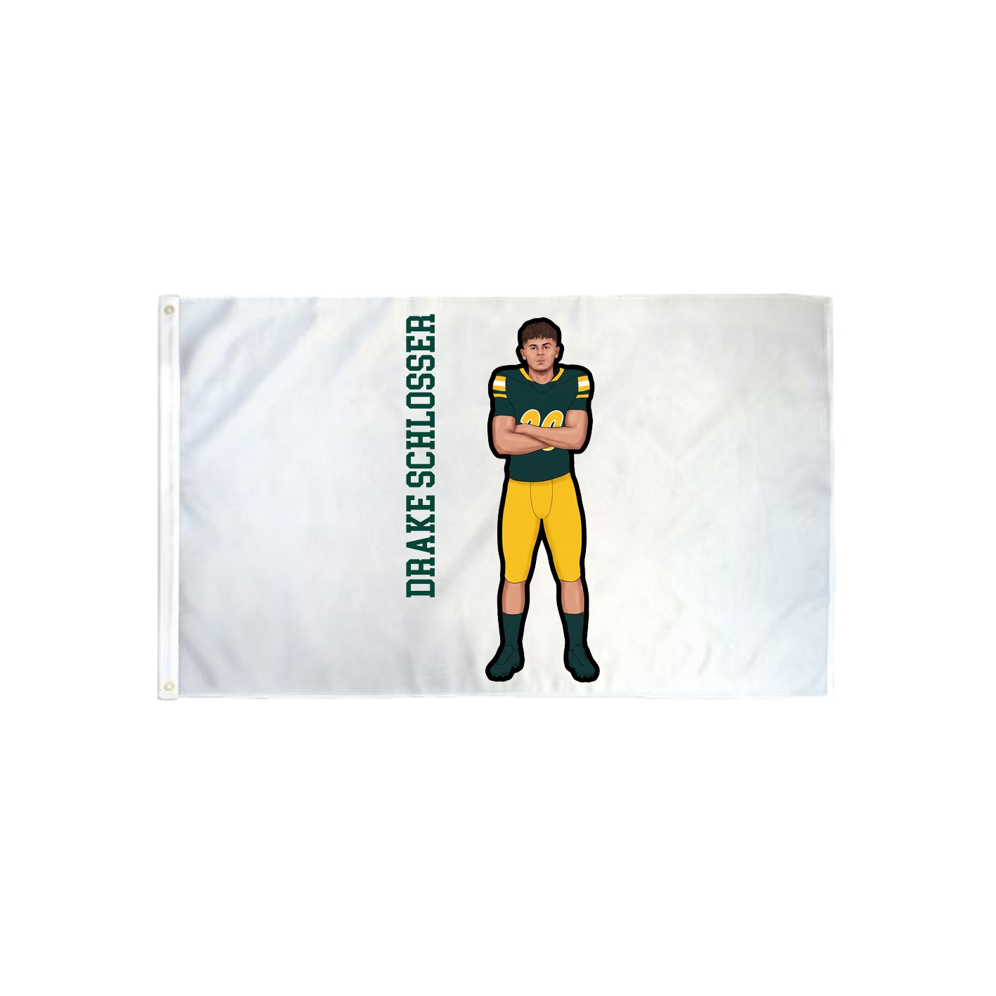 3x5 Flag — Name Vertical in Classic
