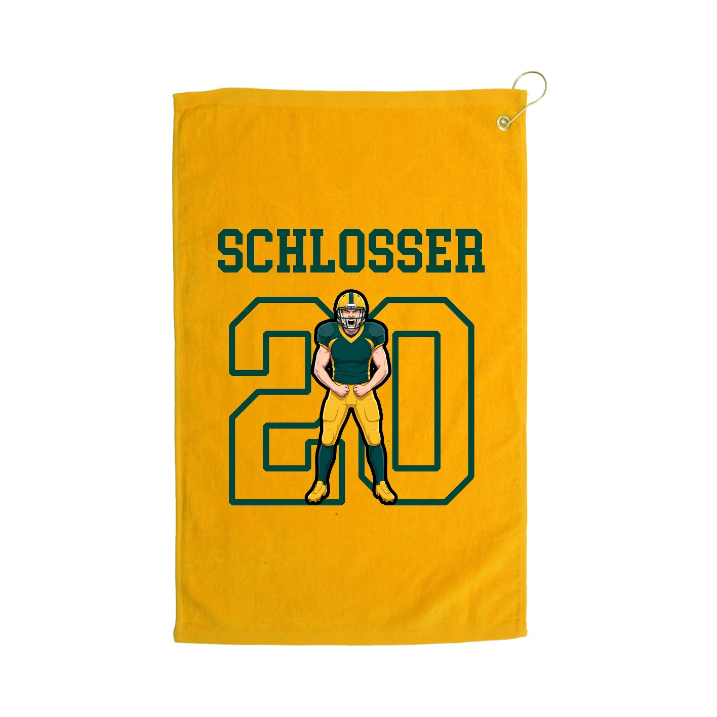 Golf Towel — Shirsey in Gold