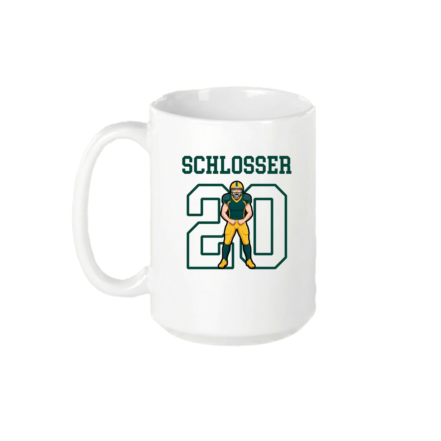 15oz Coffee Mug — Shirsey in White