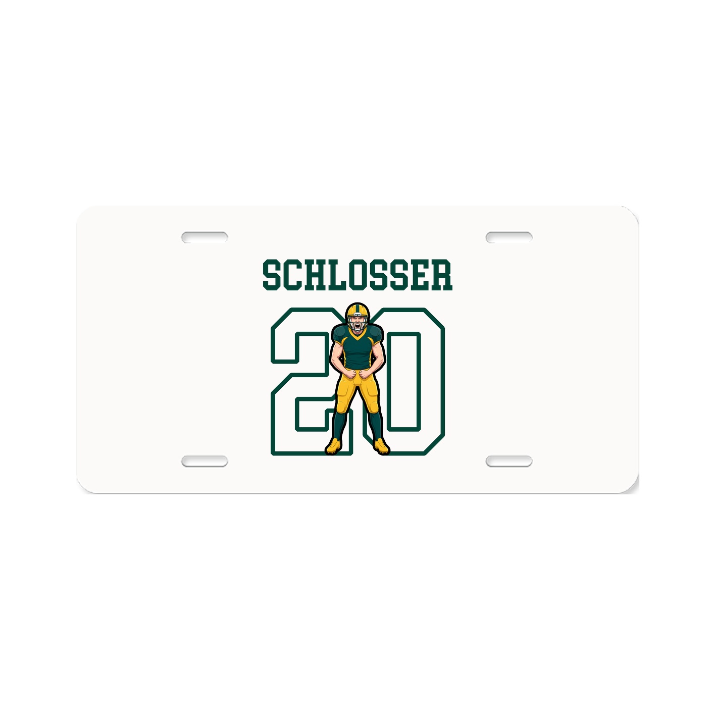 License Plate — Shirsey in Classic