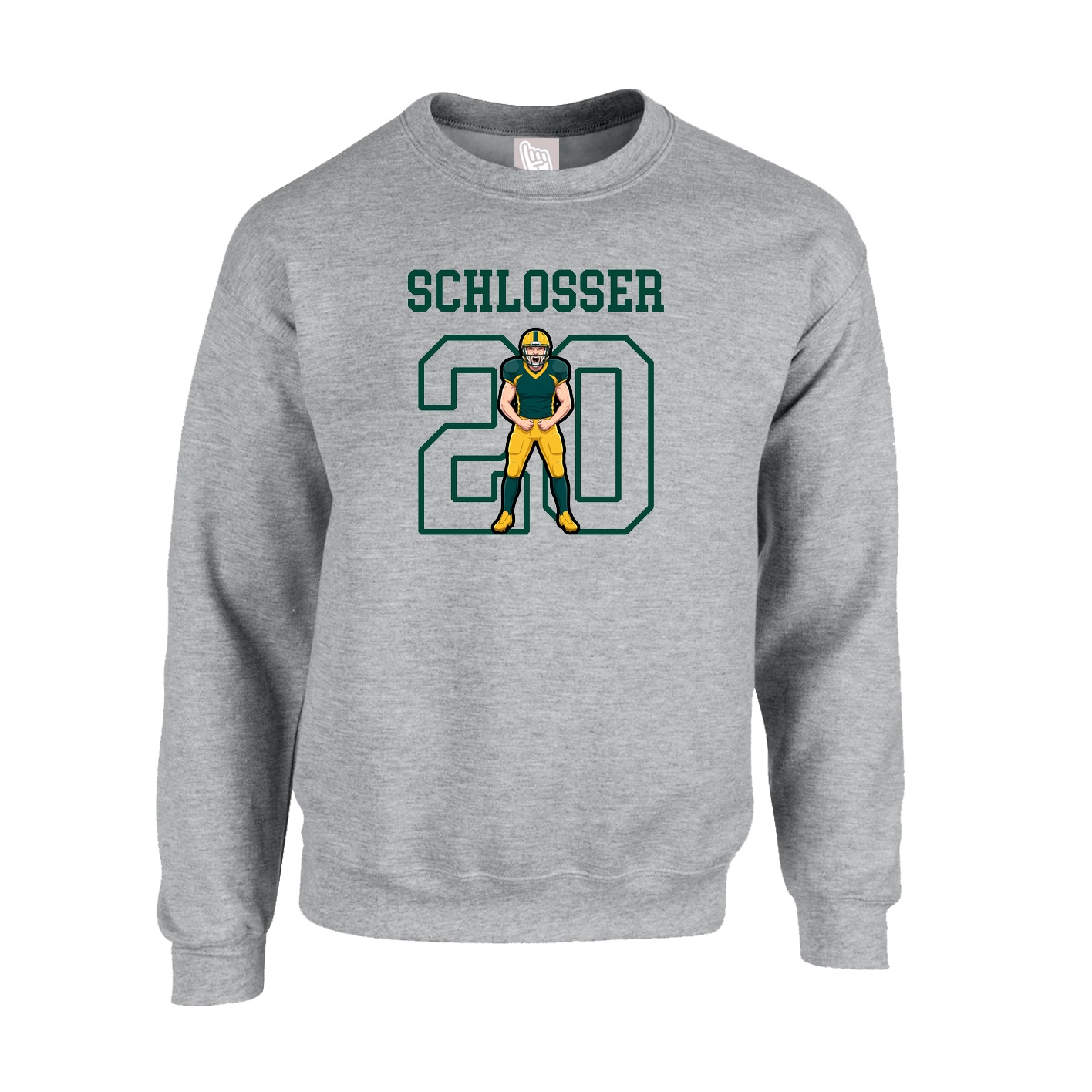 Fleece Crew — Shirsey in Grey