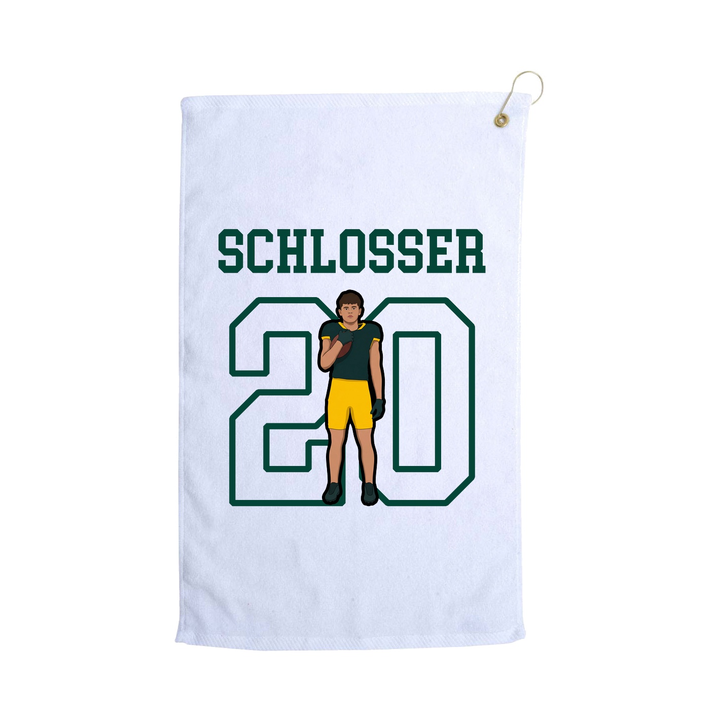 Golf Towel — Shirsey in White