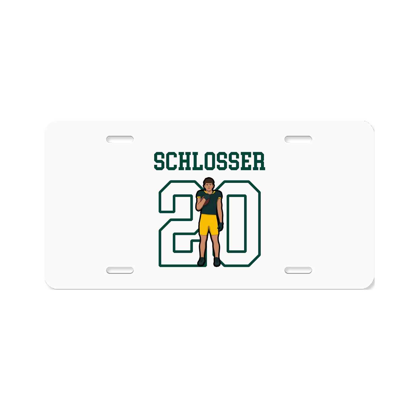 License Plate — Shirsey in Classic