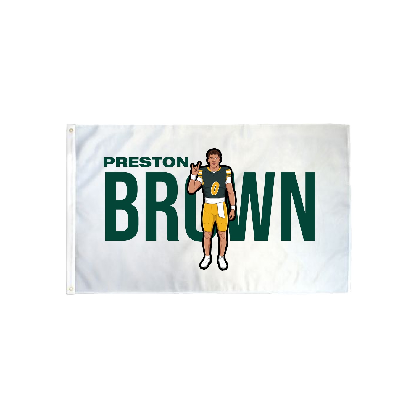 3x5 Flag — Player Name in Classic
