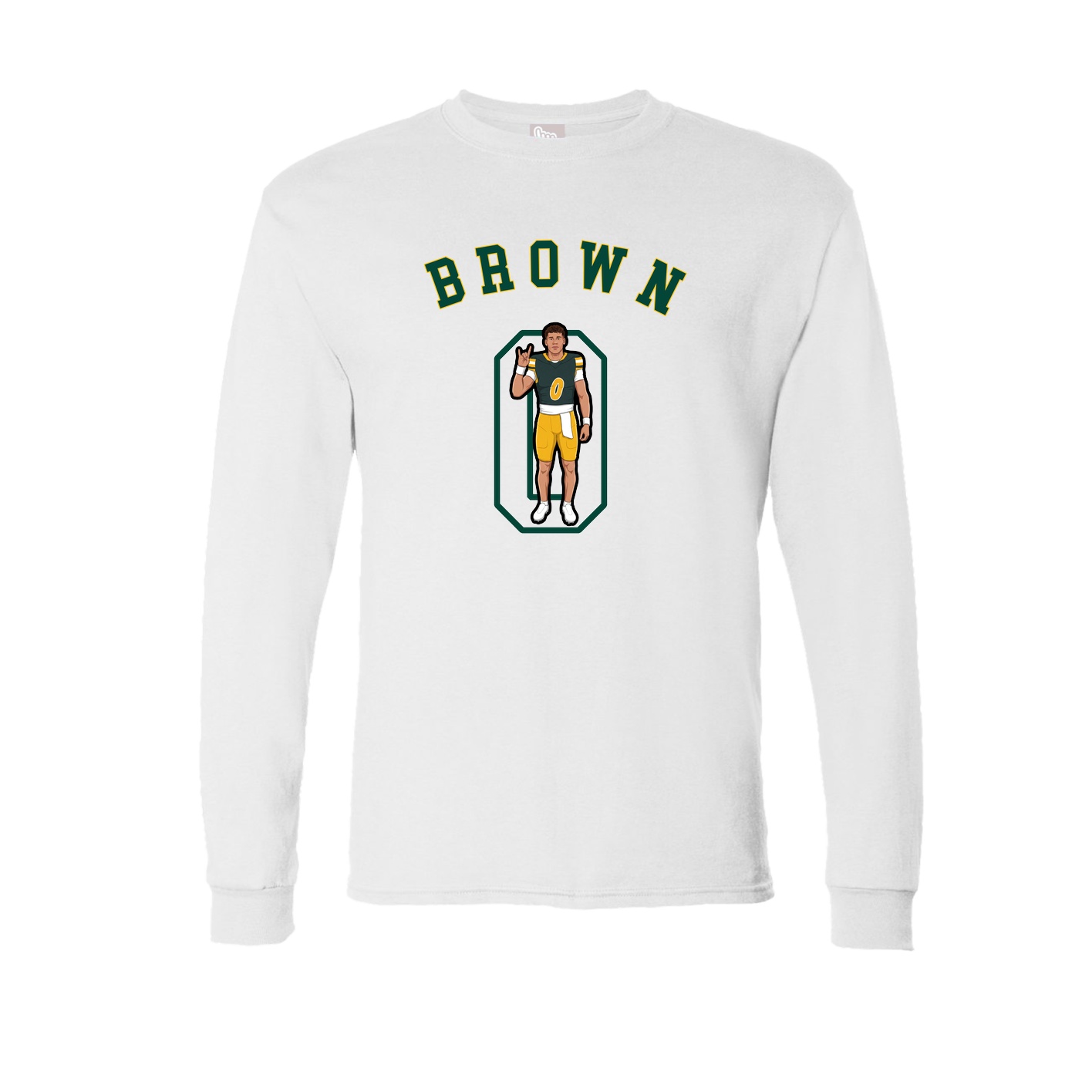 Long Sleeve Tee — Shirsey Arch in White